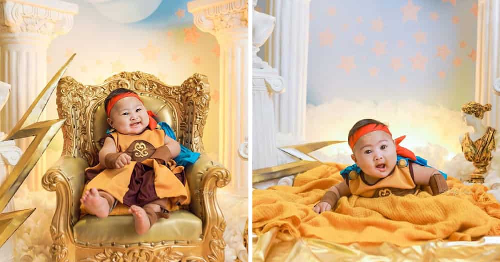 Pics from Scottie Thompson, Jinky’s son Aster 4th-month photoshoot warm hearts