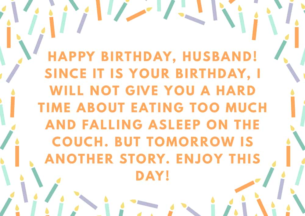 birthday wishes for husband funny