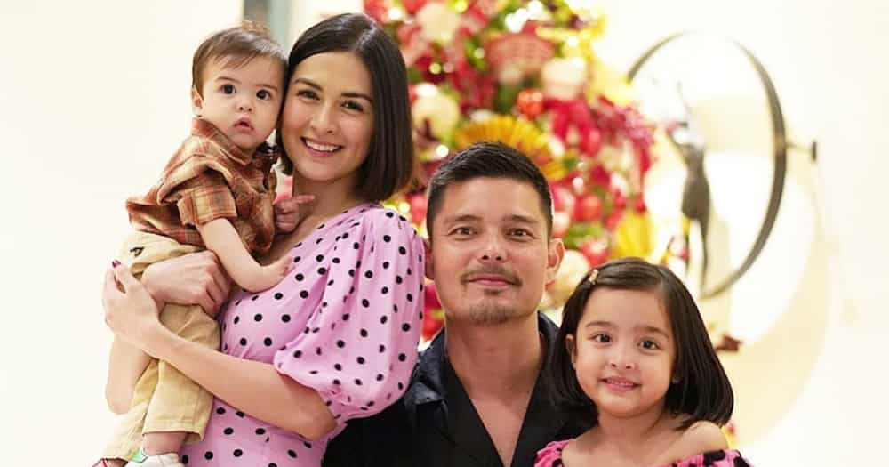 Anak nina Marian Rivera, Dingdong Dantes na si Zia, nagmistulang film crew member