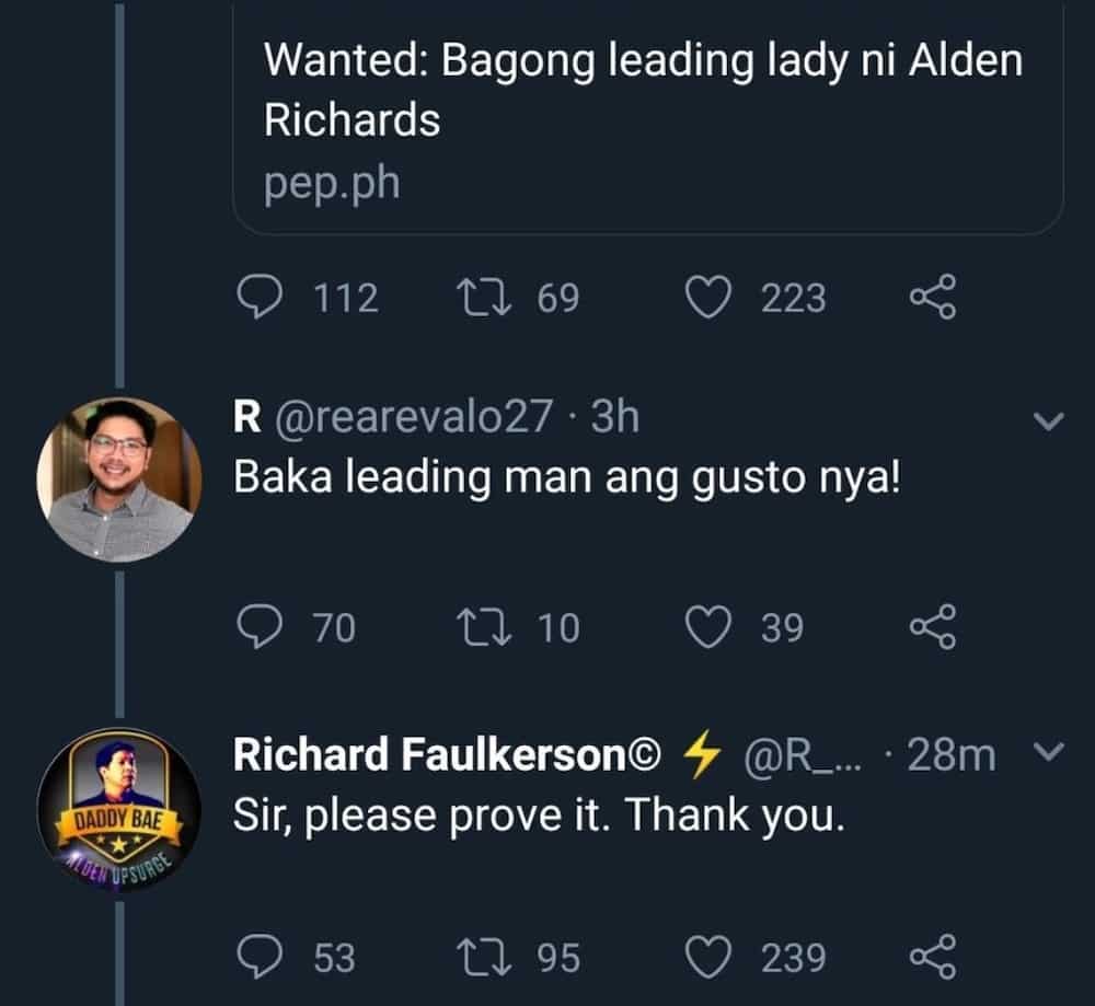 Alden Richards’ father responds to netizen who accused his son of being gay