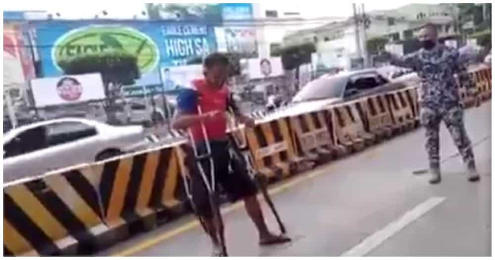 Lalaking nagpapanggap na pilay, bistado nang takbuhan ang nanitang traffic marshal