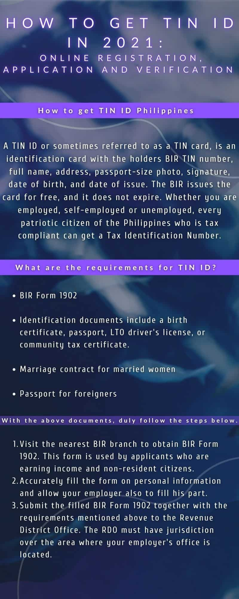 How Can I Get My Tin Id Online 2022