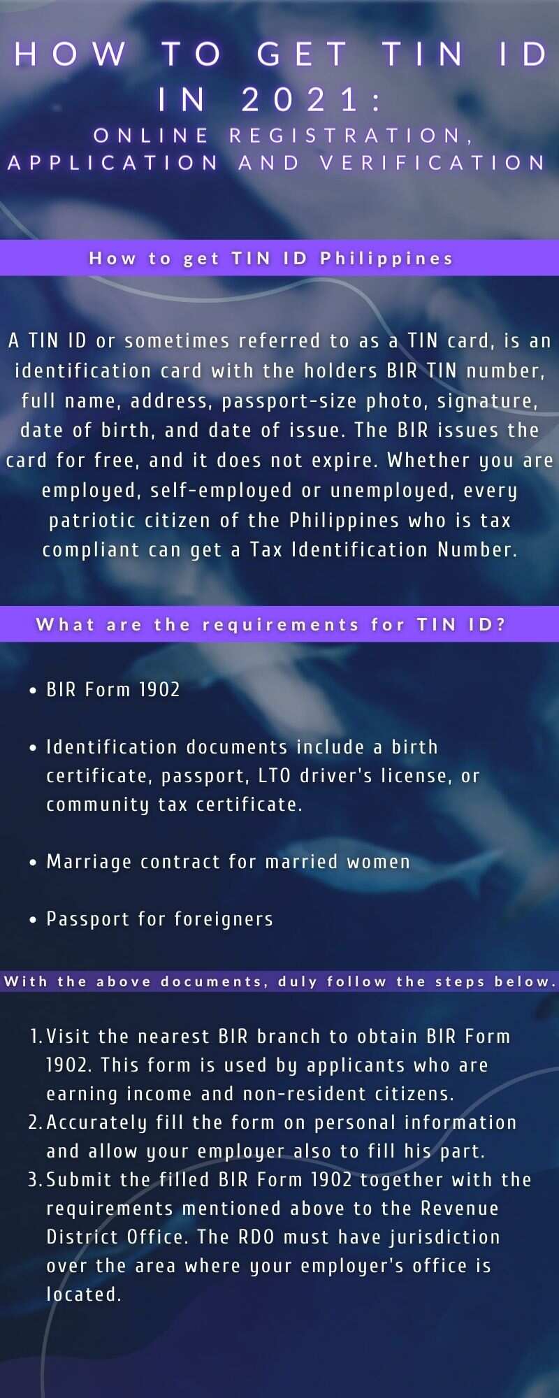 How To Get TIN ID In 2021 Online Registration Application And 