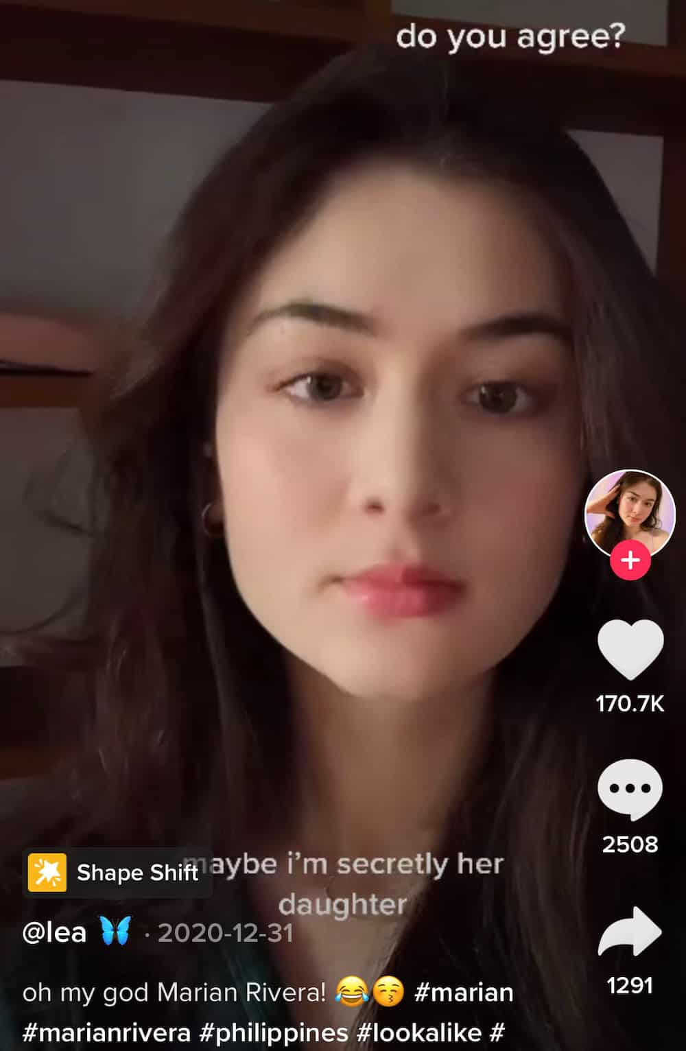 French-Taiwanese doppelganger ni Marian Rivera na si Lea Dumortier, viral na