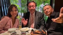 Andrew E. posts pic with Andrea Torres in Japan; had dinner with PH expo Tokyo chairman