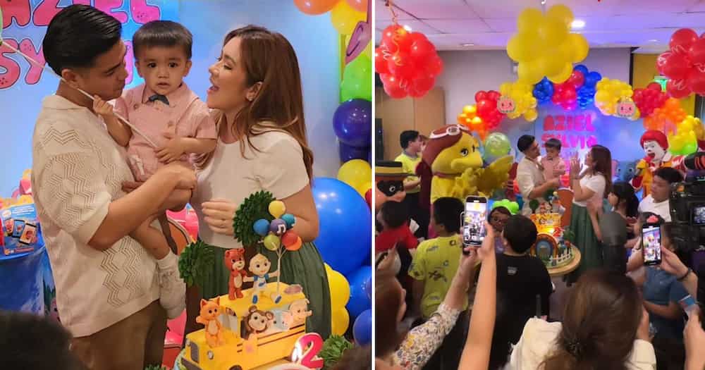 Angeline Quinto, Nonrev Daquina throw fun birthday party for son Sylvio
