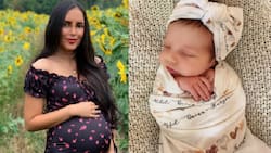 Jewel Mische gives birth to 3rd baby; introduces newborn to public