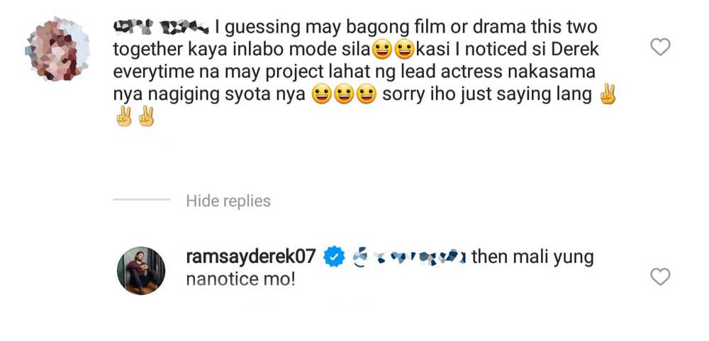 Derek Ramsay slams netizen for claiming he has a coming project with Ellen Adarna