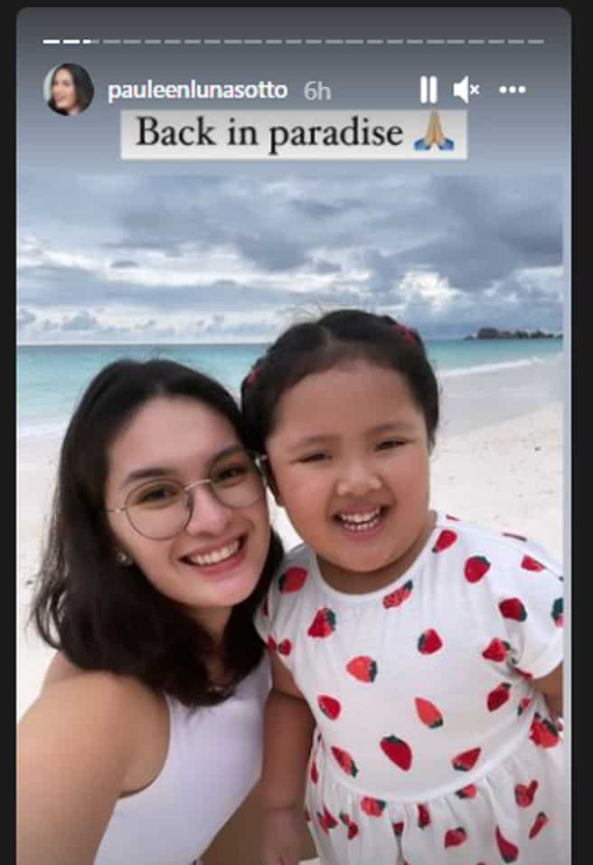 Pauleen Luna shows glimpses from their family beach trip