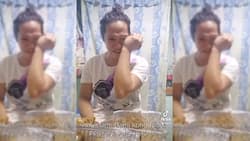 Video ng babaeng umiyak sa New Year dahil mag-isa lang siya pero andami niyang handang pagkain, viral