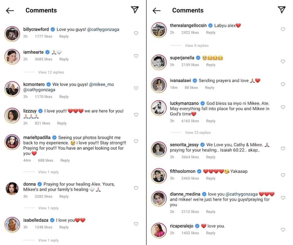 Celebrities react to Alex Gonzaga's heartbreaking post about her miscarriage Celebrities react to Alex Gonzaga's heartbreaking post about her miscarriage