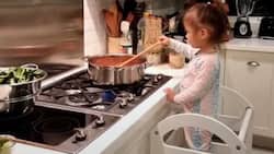 Video of baby Dahlia Amélie Heussaff cooking goes viral