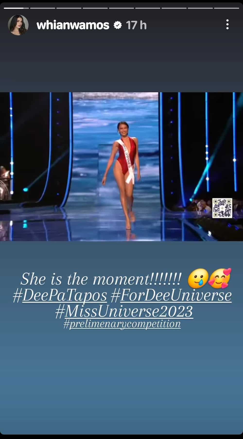 Rhian Ramos, nag-react sa Miss Universe prelims performance ni Michelle Dee: “She is the moment”