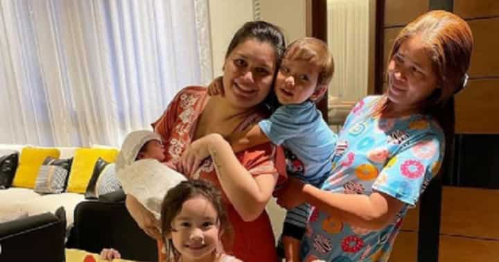 Nadine Samonte shows 1st family photos with newborn baby Harmony - KAMI ...