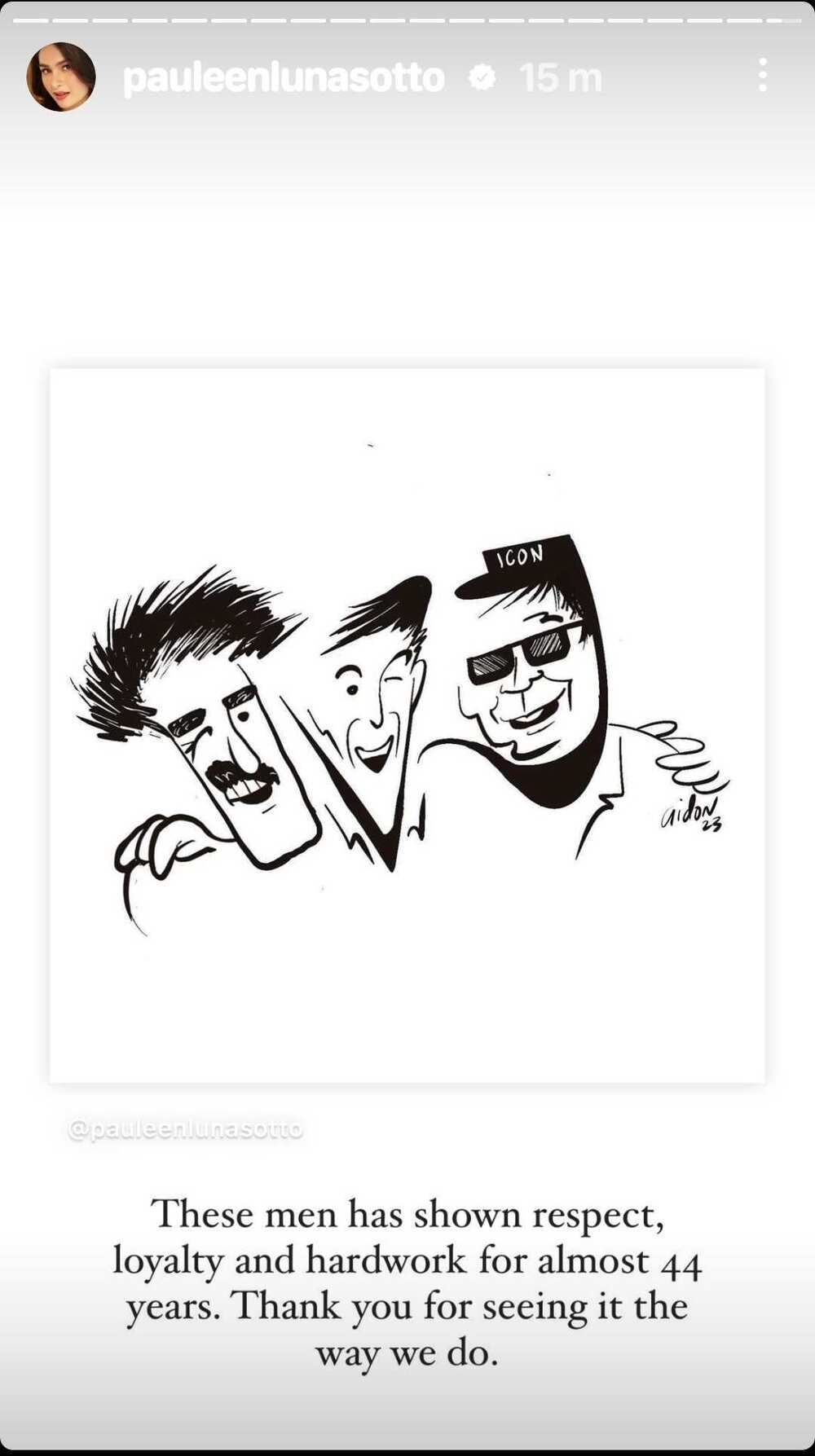 Pauleen Luna shares TVJ-inspired artwork; pens heartfelt caption about the trio