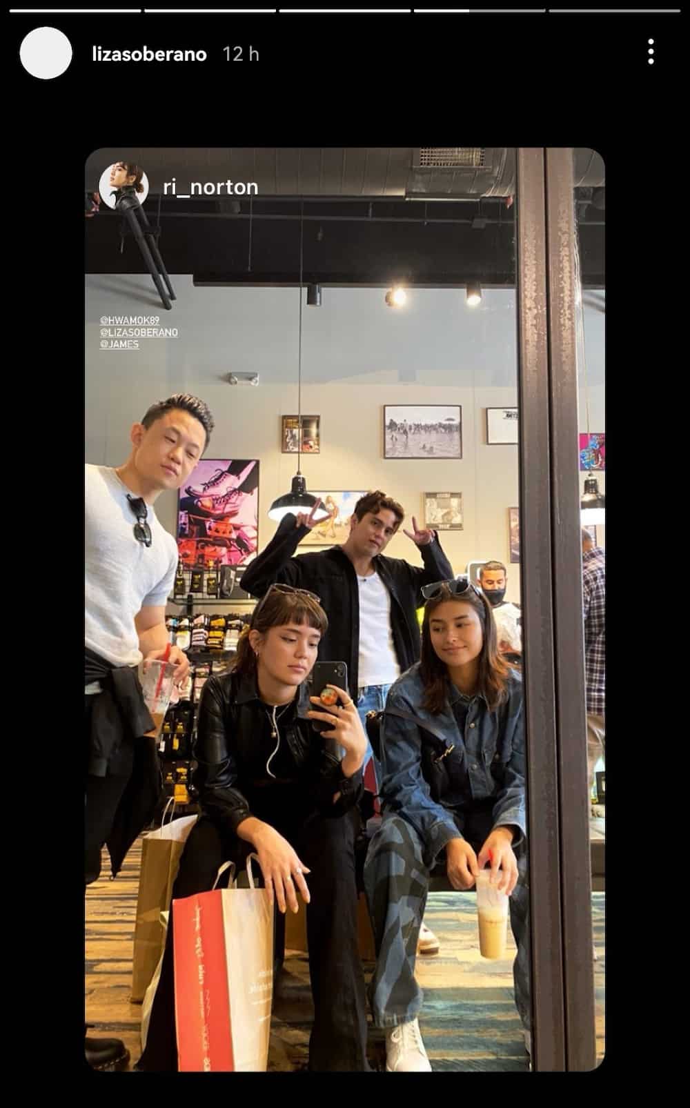 Liza Soberano, James Reid spotted hanging out with their friends in Los Angeles