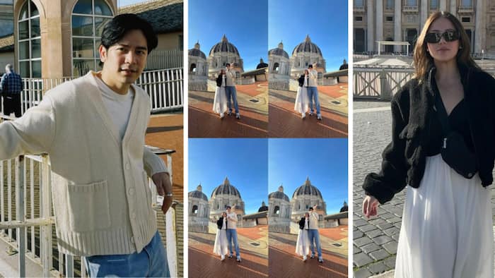 Joshua Garcia at Emilienne Vigier, cozy photos nila sa Vatican City, viral