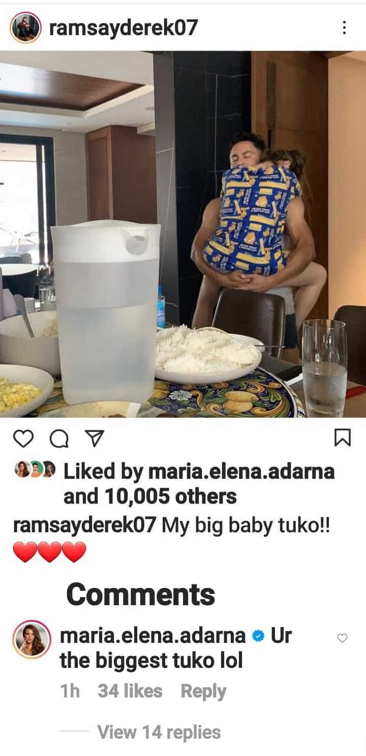 Derek Ramsay’s photo showing him carrying his “big baby tuko” goes viral