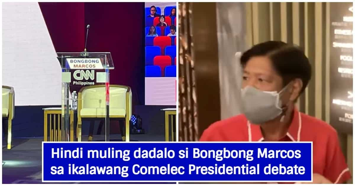 Bongbong Marcos, umiling nang tanungin kung dadalo sa Comelec presidential debate - KAMI.COM.PH