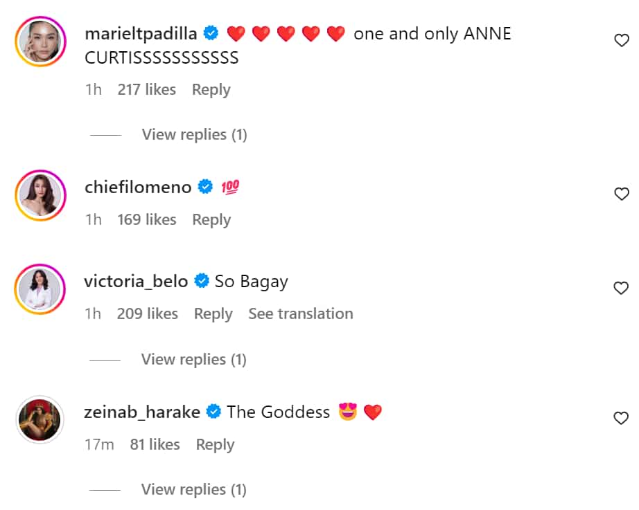 Mariel Padilla, Zeinab Harake, other celebs gush over Anne Curtis’ new look