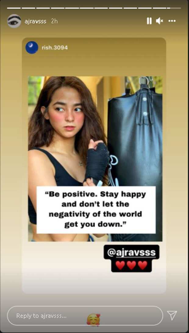 AJ Raval, nag-post tungkol sa hindi pagpahintulot ng negativity na hilahin ka pababa