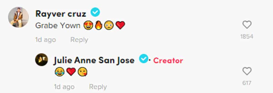 Julie Anne San Jose TikTok/@sanjosejules Julie Anne San Jose TikTok/@sanjosejules
