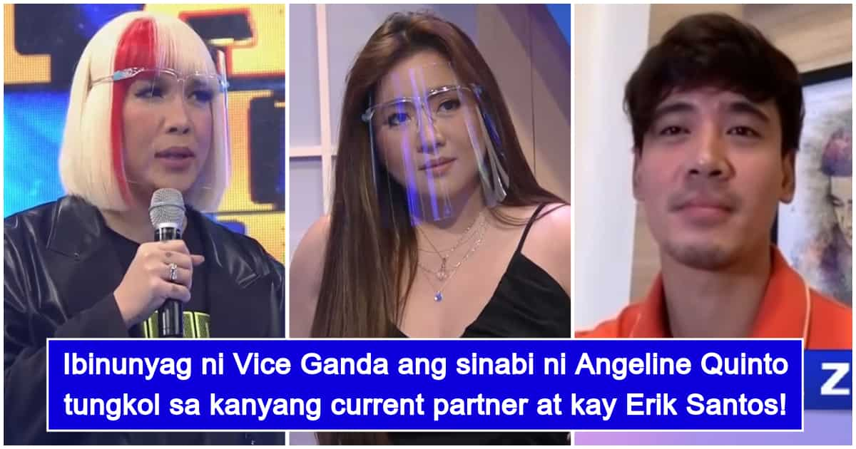 Angeline Quinto Told Vice Ganda: ‘with All Due Respect Kay Erik Santos 