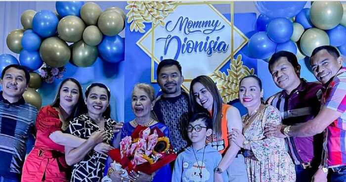 Jinkee Pacquaio's advance birthday gift to Mommy Dionisia Pacquiao