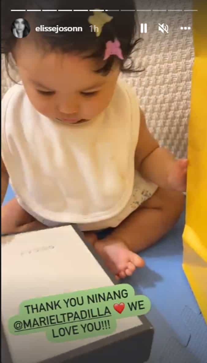 Elisse Joson and McCoy de Leon's baby Felize McKenzie receives expensive gifts from Mariel Padilla