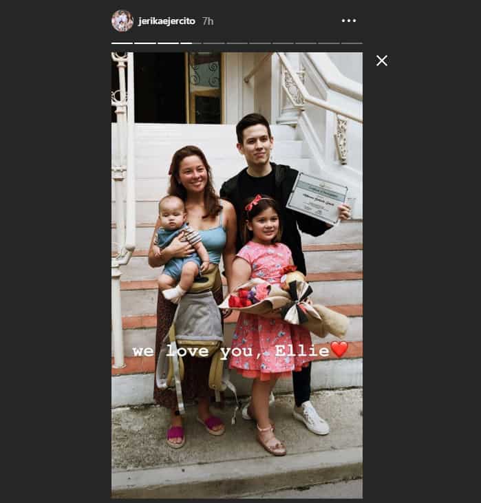 Ellie Eigenmann Ejercito shares a rare family picture taken after her recital