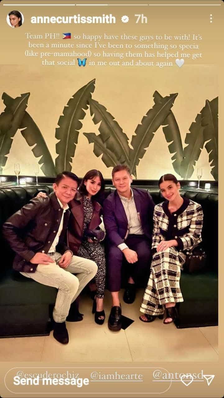 Anne Curtis shares heartwarming snap with Heart Evangelista, Chiz Escudero in New York: “Team PH”