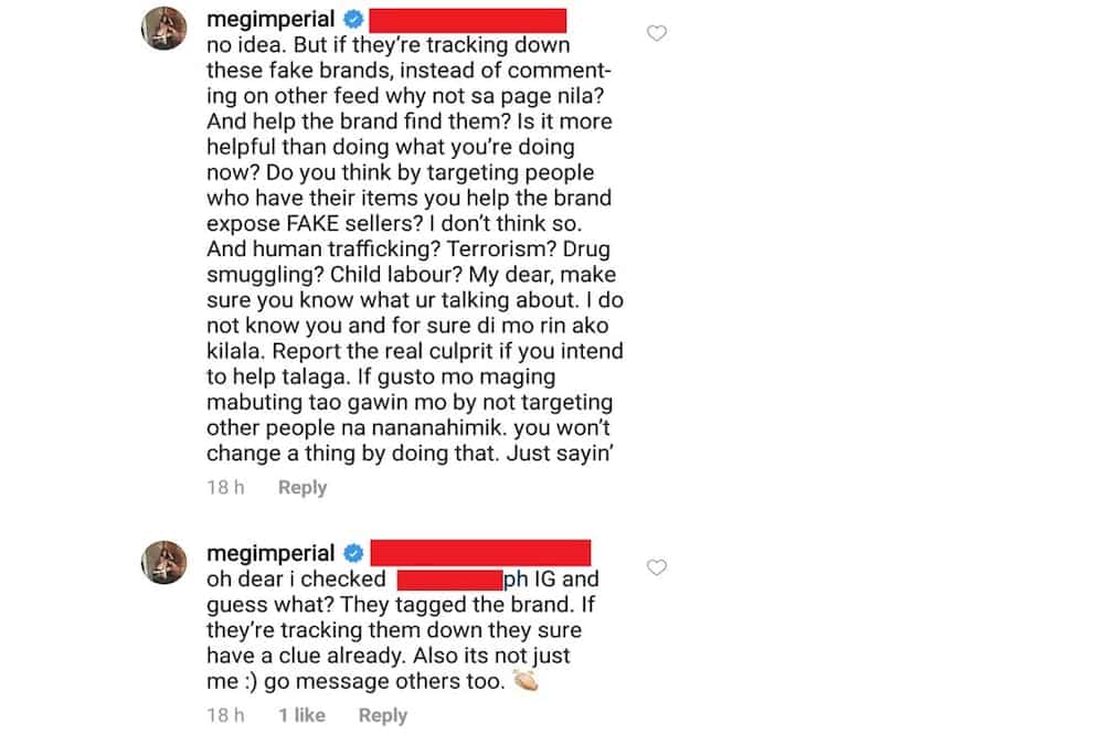Meg Imperial heavily accused of wearing ‘fake’ LV bag; actress responds Meg Imperial heavily accused of wearing ‘fake’ LV bag; actress responds