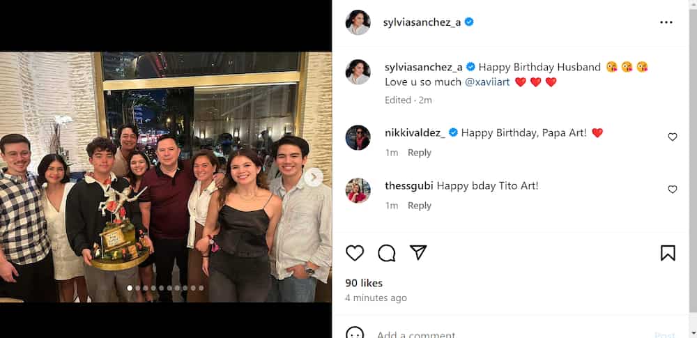Sylvia Sanchez shares glimpses of husband Arturo Atayde's lovely birthday celebration