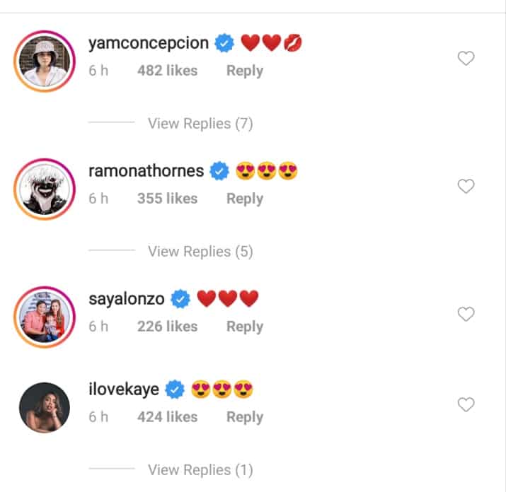 Yam Concepcion, Arci Muñoz comment on Bea Alonzo's viral post