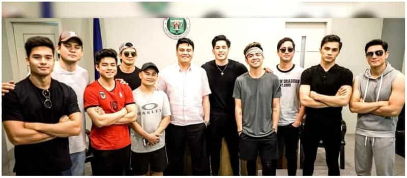 Marco Gumabao, Joseph Marco and other male celebrities play basketball for a cause in Cavite