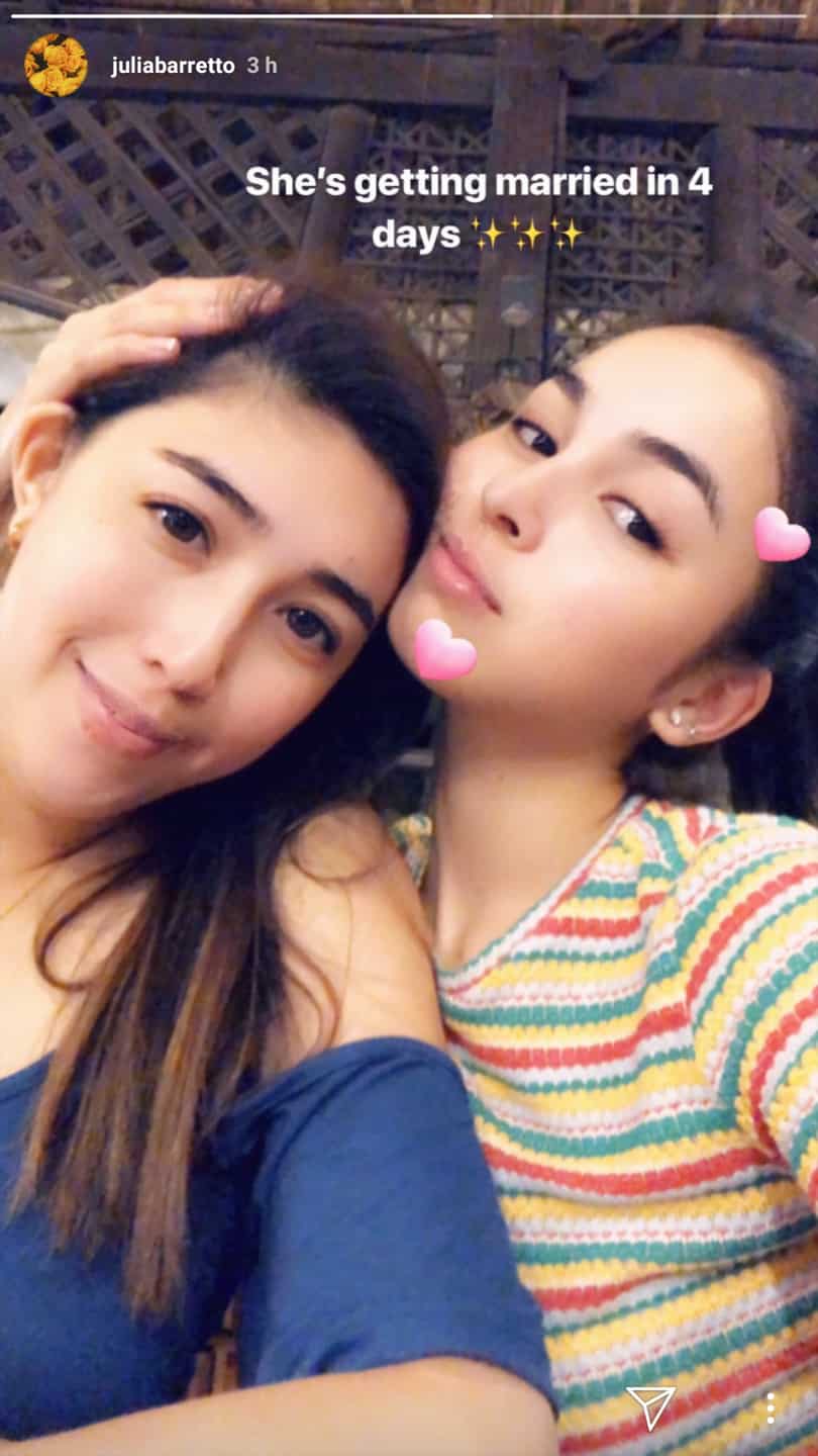 Julia Barretto bonds spends time with sister Dani days before her wedding