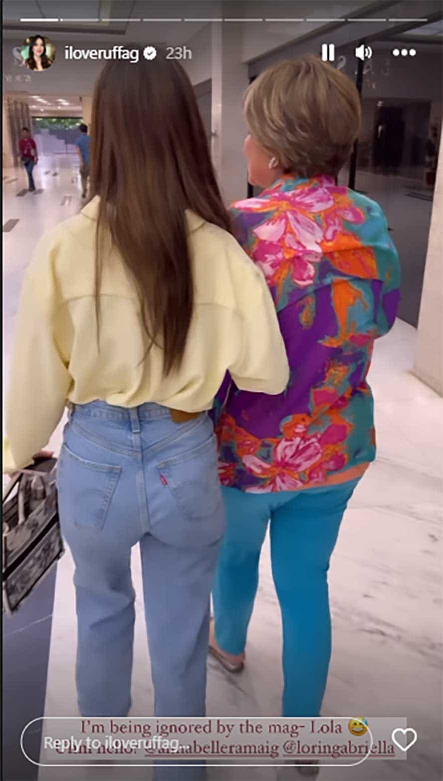 Ruffa Gutierrez, nawindang sa mag-lola na hindi siya pinapansin: "I'm being ignored" Ruffa Gutierrez, nawindang sa mag-lola na hindi siya pinapansin: "I'm being ignored"