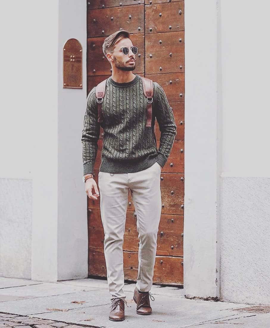 modern retro outfit male