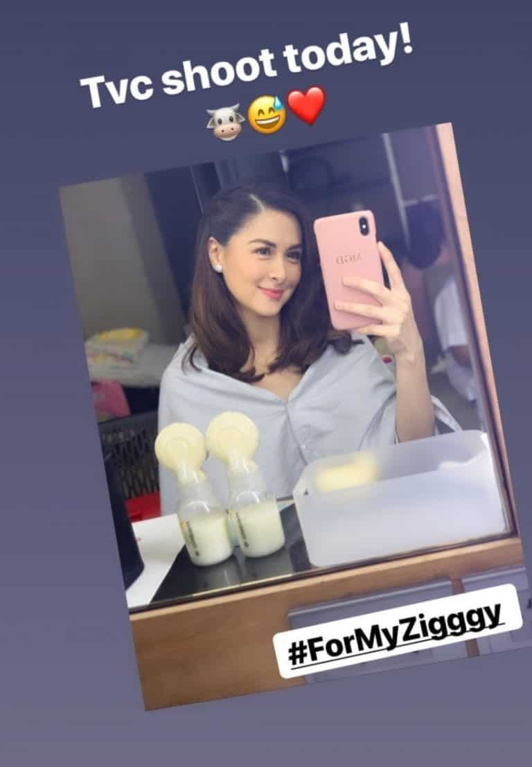 Marian Rivera pumps milk for Baby Ziggy even at work