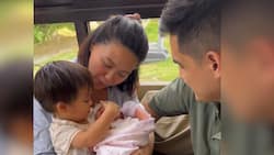 Video of Joyce Pring, Juancho Triviño’s son Eliam meeting his baby sister touches hearts