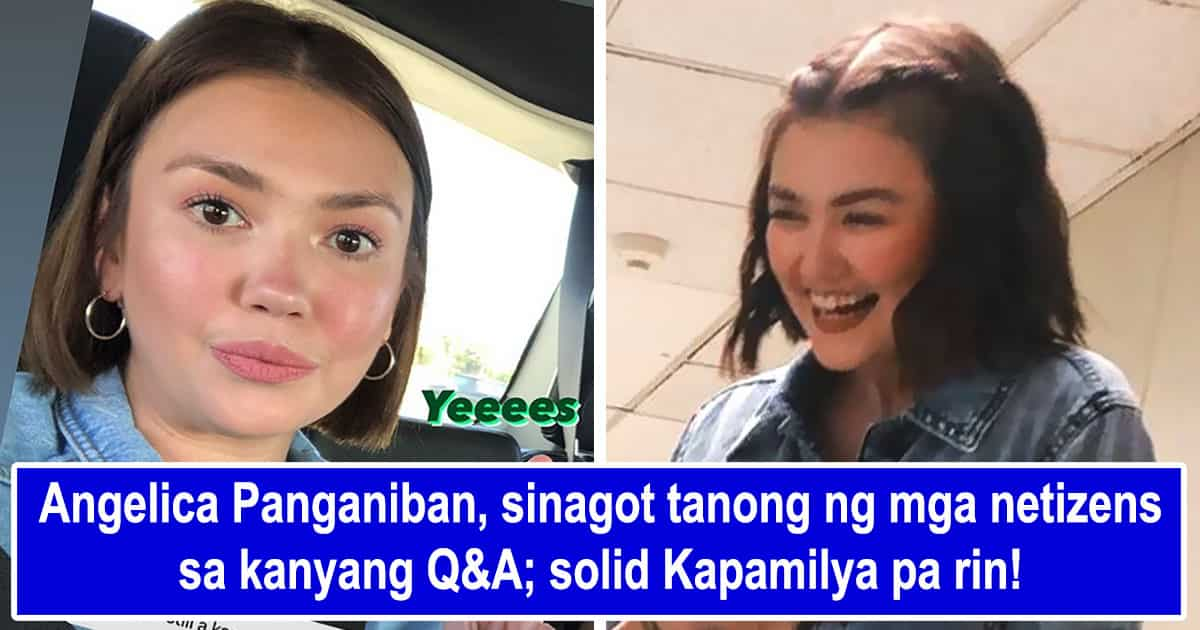 Angelica Panganiban, sinagot mga tanong ng netizens sa kanyang Q&A sa ...