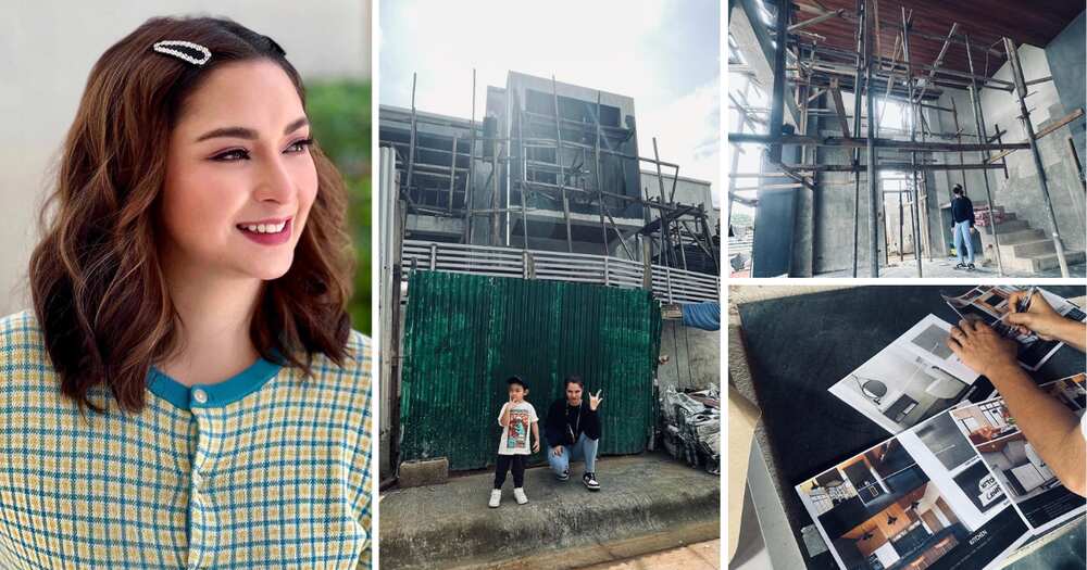 Ryza Cenon shares snaps from her, baby Night’s visit to their under-construction house
