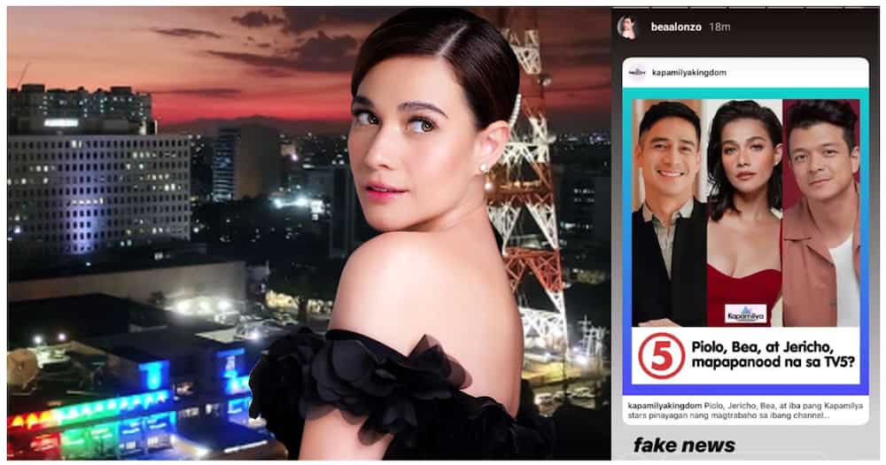 Bea Alonzo, umalma sa fake news tungkol sa umano'y paglipat niya ng network