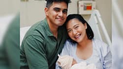 Joyce Pring gives birth to her, Juancho Triviño’s second baby named Agnes Eleanor