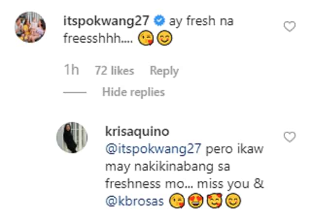 Kris Aquino reacts to Pokwang & K Brosas' comments on her viral post Kris Aquino reacts to Pokwang & K Brosas' comments on her viral post