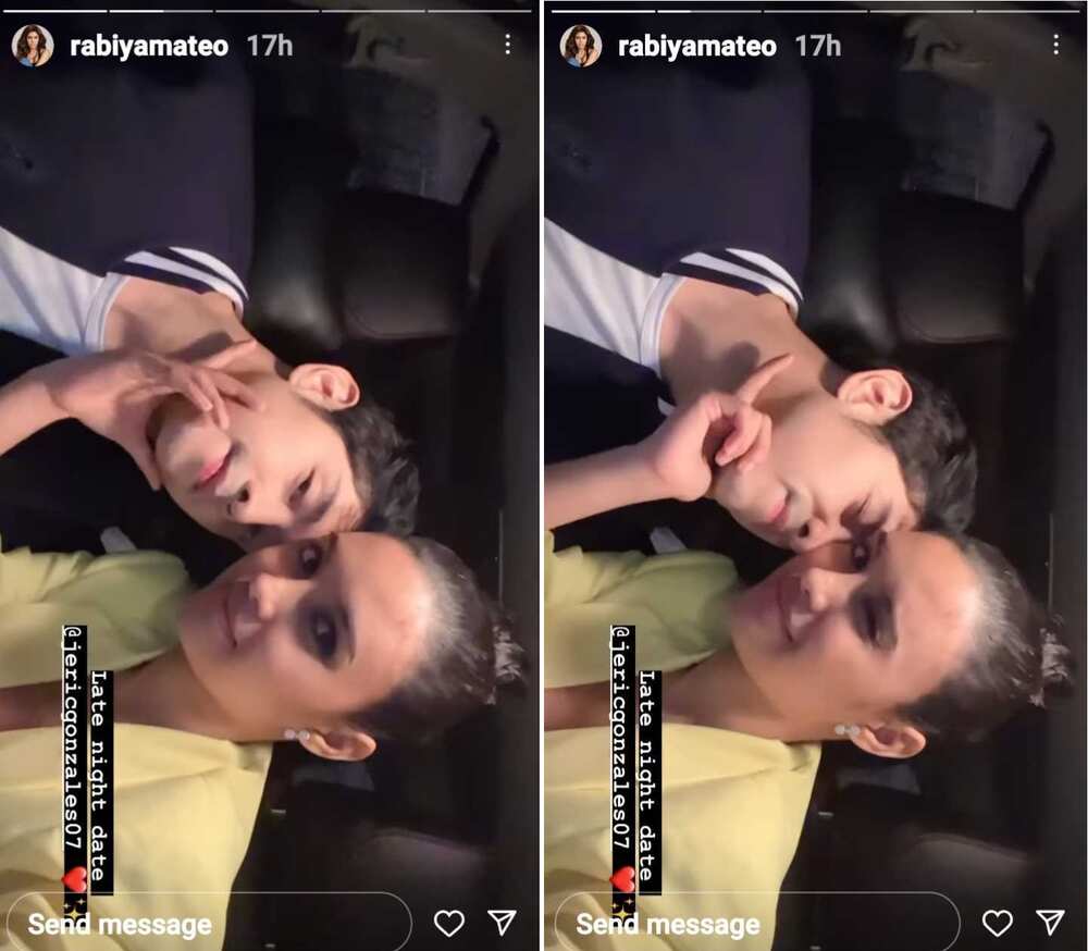 Rabiya Mateo shares clip from her, Jeric Gonzales’ romantic late night date