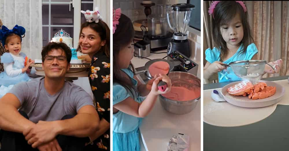 Dahlia Amélie, cute na pagsabi niya ng “oh diba” sa cooking video na ipinost ni Erwan Heussaff, kinagiliwan