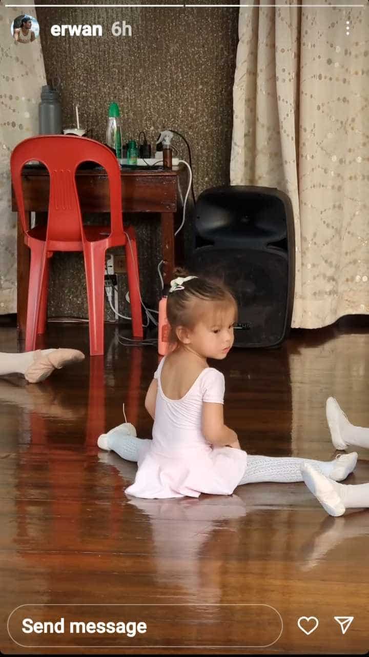 Videos of baby Dahlia, baby Thylane’s ballet lesson go viral
