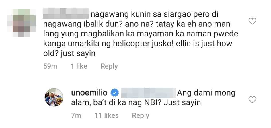 Jake Ejercito shuts down troll who criticized him for letting Ellie Eigenmann fly alone