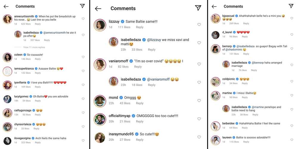 Celebrities react to Isabelle Daza's son saying he's "over COVID" in viral video